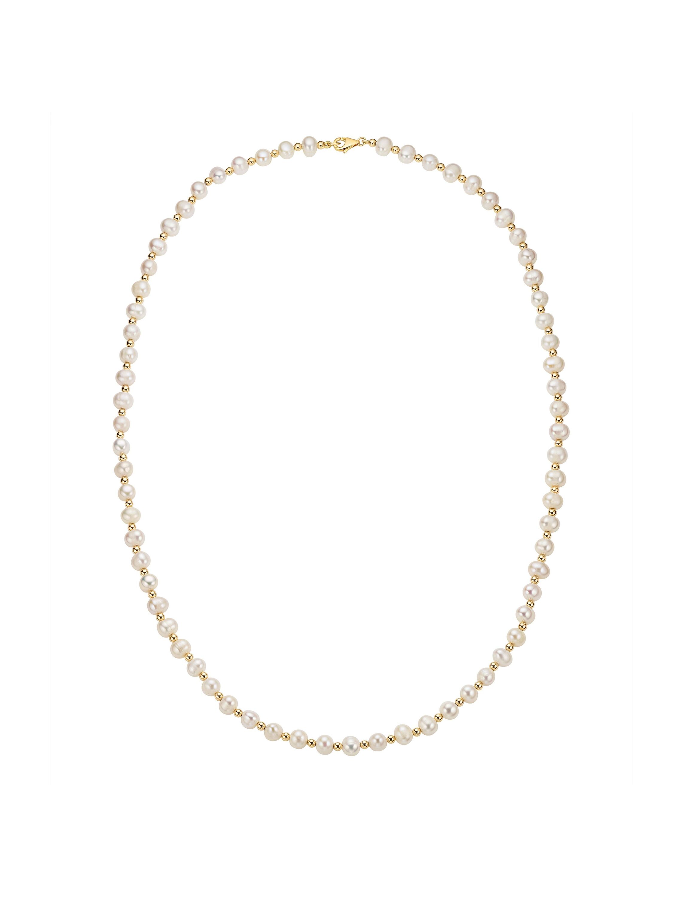 Fascination by Ellen K. Halskette Gold 585 Perle weiß 6mm