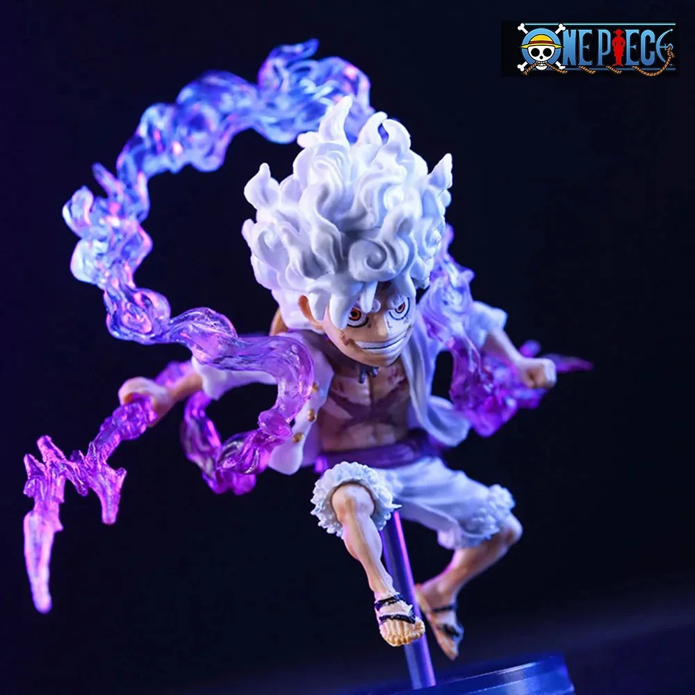 Anime One Piece Action Figure Monkey D. Rufy Figure GK Sun God Nika Gear 5 Rufy Figure Statua Collezione PVC Modello Giocattoli Regalo