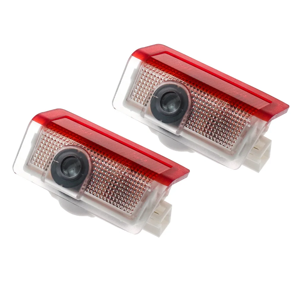 2 Pezzi per Mercedes Benz W205 W176 W177 W246 W212 W213 W166 X253 Luce LED di Benvenuto per Portiera Auto con Proiezione Effetto Ombra Fantasma