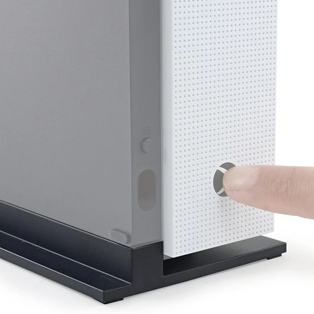 Vertical Stand for Xbox One S Built-in Cooling Vents and Non-Slip Feet for Xbox One Slim Game Console Dock Mount TQ
