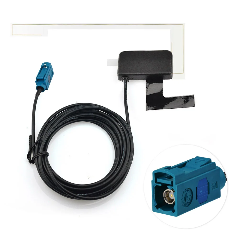 Superbat Autoradio-Antenne Verstärkte Interne Glasantenne mit Fakra Z-Anschluss für DAB/DAB+ für Alpine Pure Highway Europe Image