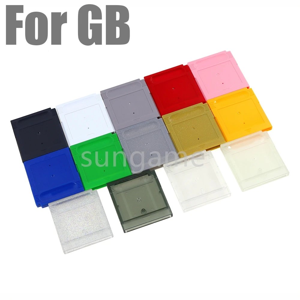 20 Sets Ersatz Transparente Plastikkartenhülle mit Schrauben für Gameboy GB GBC GBP GBA SP Spielkassetten-Gehäuseabdeckung Image