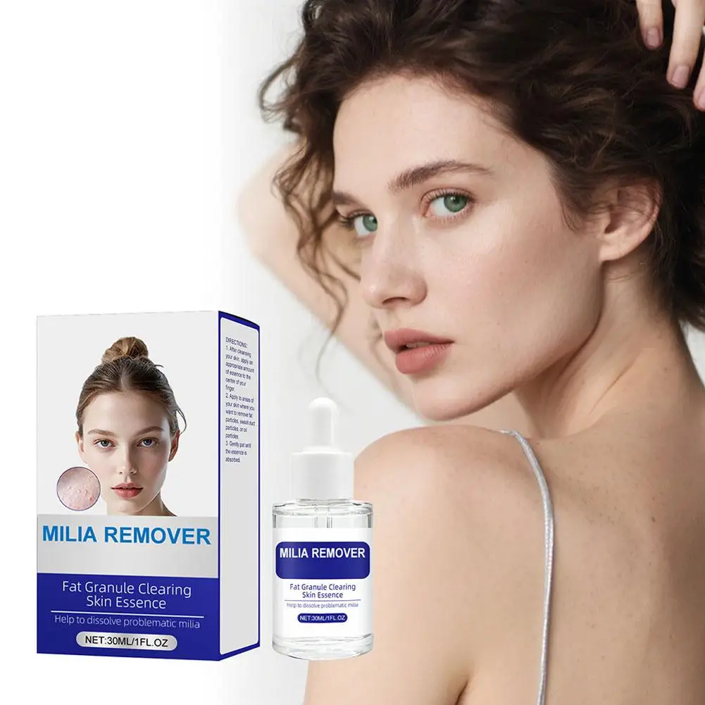 30 ml Milia Remover Skin Essence für Komfort, sanfte Formel, hautreinigendes, tief feuchtigkeitsspendendes, reparierendes Serum, Hautpflege-Tool, 1/3/5 Stück Image