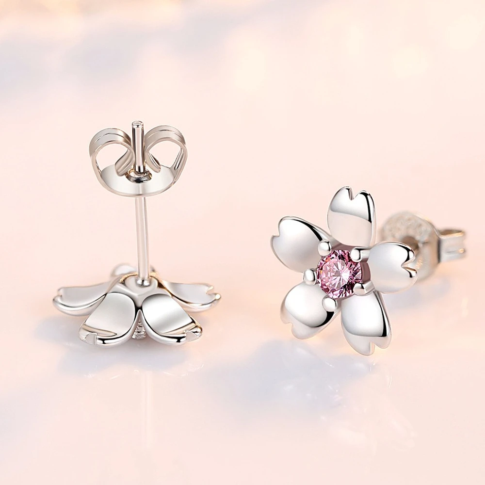 Ohrringe aus 925er-Sterlingsilber mit Zirkonia-Kristallen für Damen, klassische geometrische Ohrringe mit gedrehten Linien, vielseitiger Partyschmuck Image