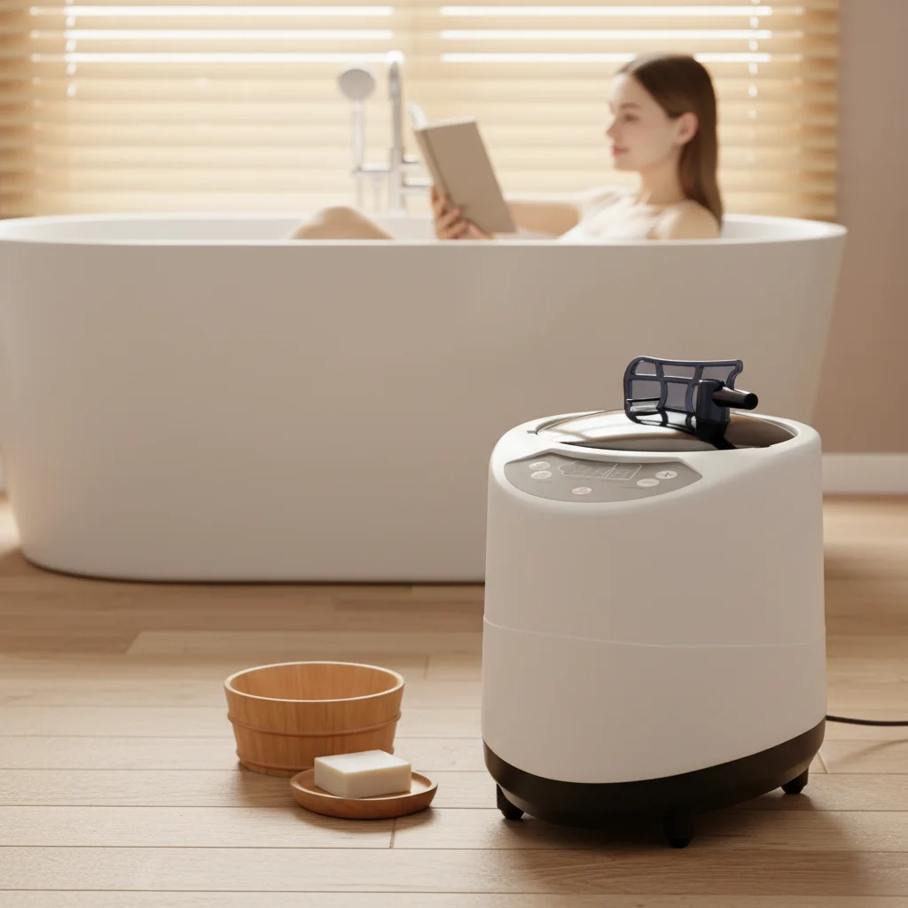 Sauna-Dampftopf | 3L 1000W Elektrischer Sauna-Generator mit Fernbedienung, Timer | Heim-SPA-Therapie für Heizdampfbehälter