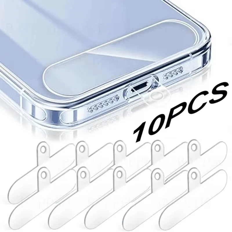 1/5/10 Stück Transparente Handy-Lanyard-Bänder, austauschbare, feste Kartenhalter-Verbindungsanhänger mit Lanyard-Loch