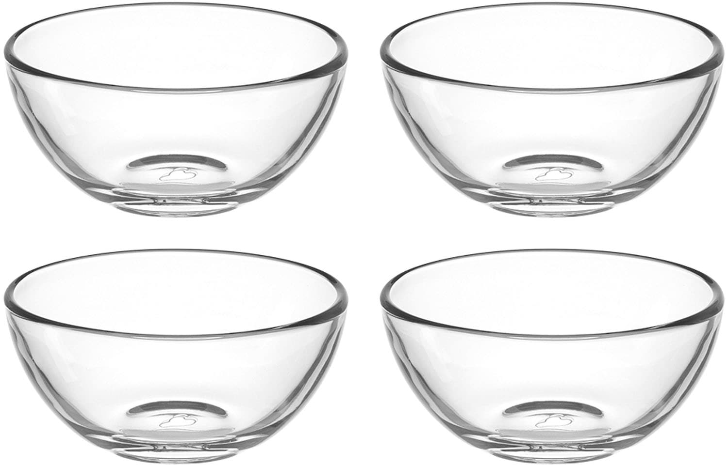 Schale LEONARDO "CUCINA, 4er-Set", transparent, H:4,6cm Ø:10cm, Glas, Schüsseln, Schale, Spülmaschinengeeignet Image