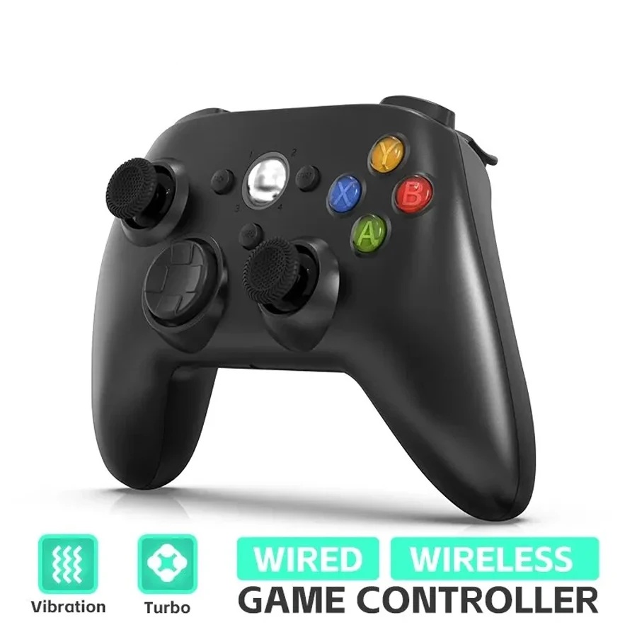 Manette de jeu sans fil et filaire USB, contrôleur de jeu pour Xbox 360, accessoires PC, kit joystick, manette de jeu vidéo