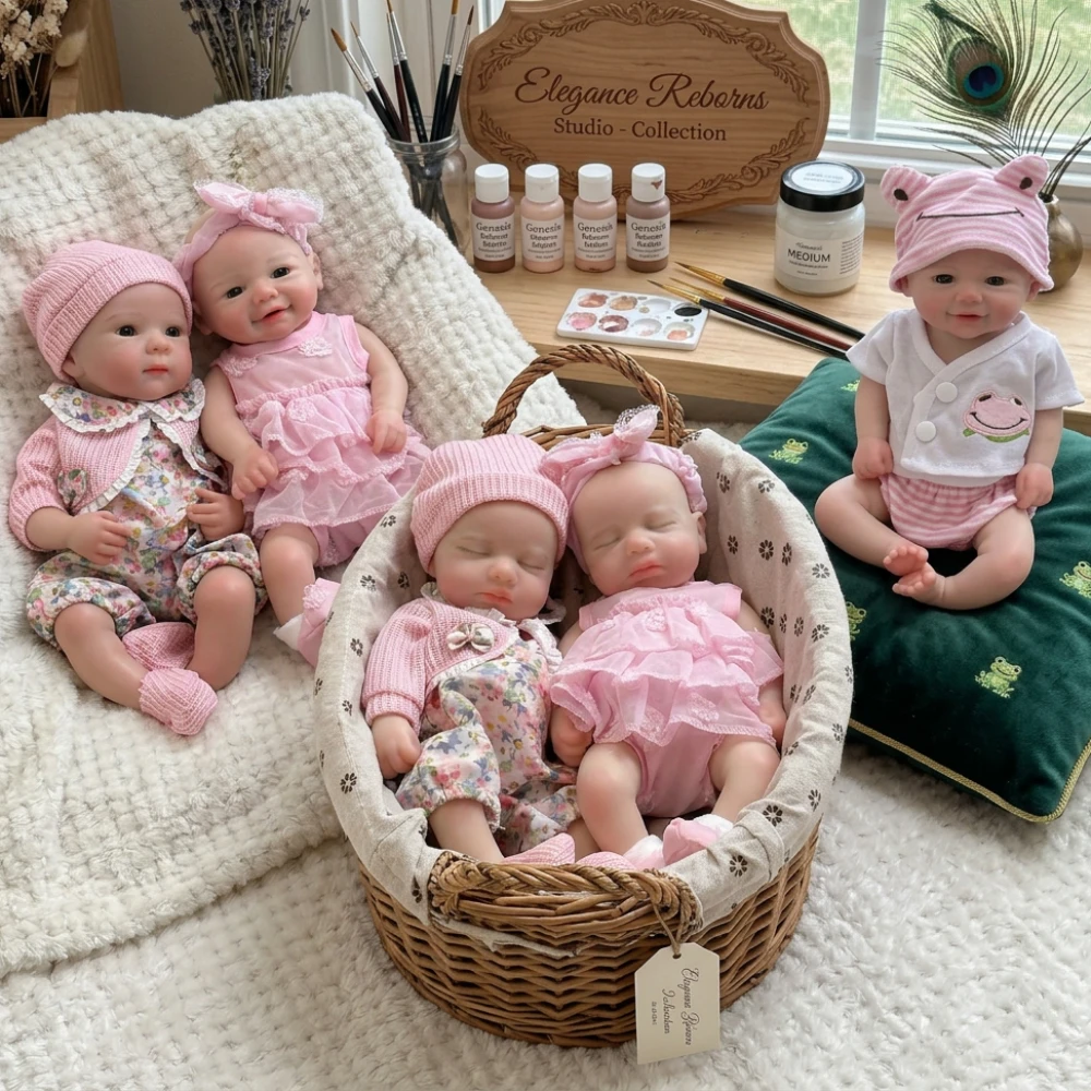 Poupée reborn en silicone Aizwa1 Loulou, Bettie, Vivienne, fille, 13 pouces, adorable bébé reborn en silicone, jouet pour enfant.