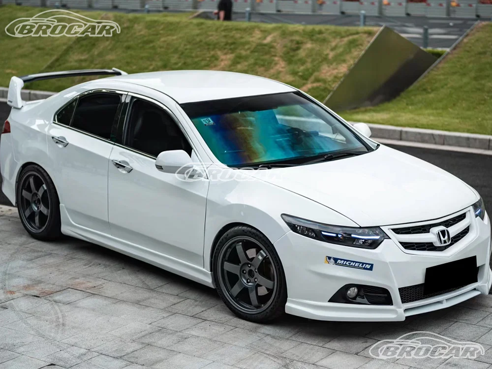 Für 2009–2014 Honda SPIRIOR CU2 TSX GEN 1 Original-Stil, hochwertiger ABS-Kunststoff, glänzend schwarz, Spoiler, Kofferraum, Kofferraum, Flügelspoiler Image
