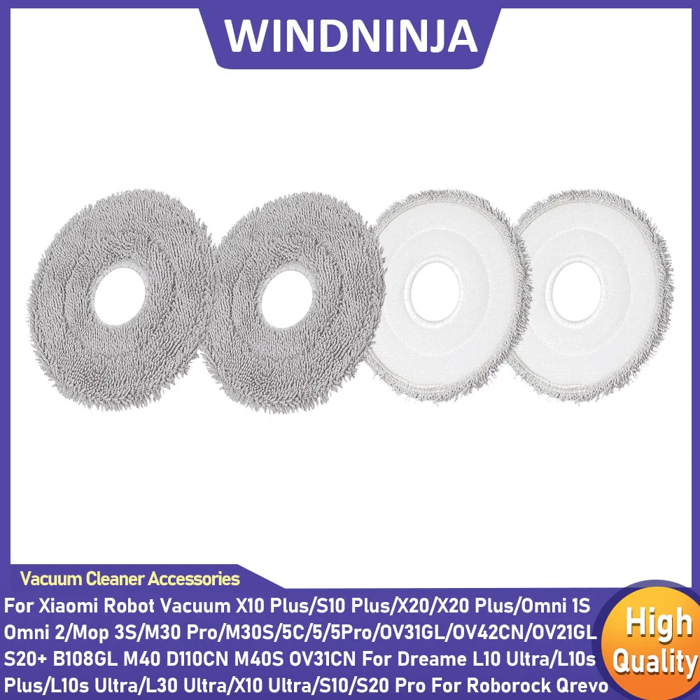 Wischmopp-Tücher für Xiaomi S20+ B108GL M30 Pro M30S M40 D110CN M40S OV31CN 5 5C 5Pro OV31GL OV42CN OV21GL X20 Roboterstaubsauger-Ersatzteile Image