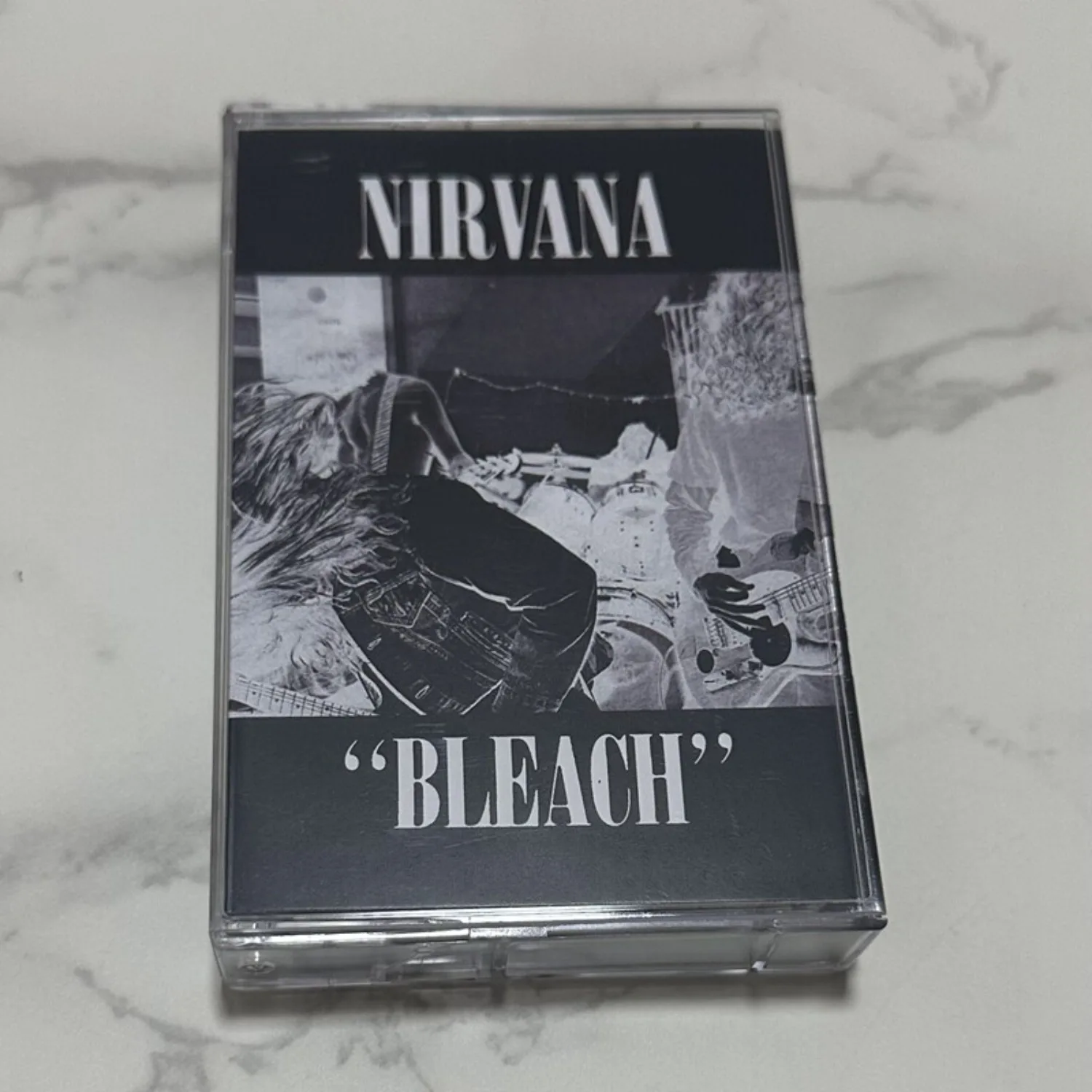 Nirvana Bleach Klassisches Rock-Album Musik-Kassette Retro Vintage Audio-Kassette Rock-Fans Band-Kollektion Wohndekor Dekorationsstück