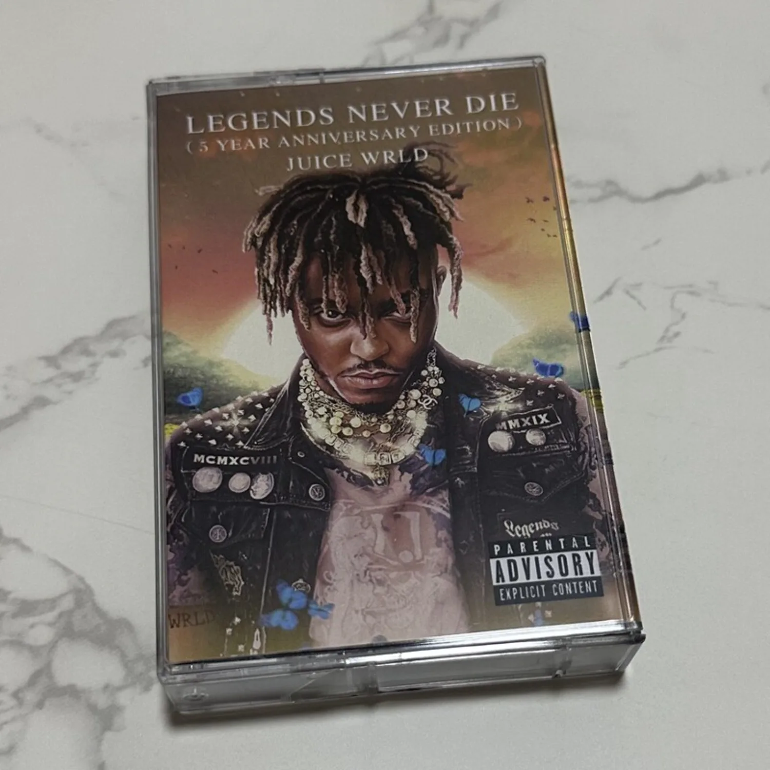 Juice WRLD Legends Never Die 5. Jahrestag Emo-Rap Audio-Kassette Retro Vintage Analog-Sound Sammlerstück für Fans Image