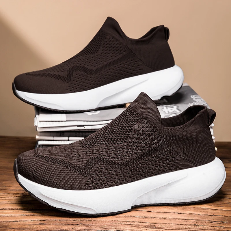 Men Running Shoes Walking Shoes Sock Shoes Men Sneakers Slip On Loafers Sport Shoes Men Sneakers Casual Shoes Couple Shoes