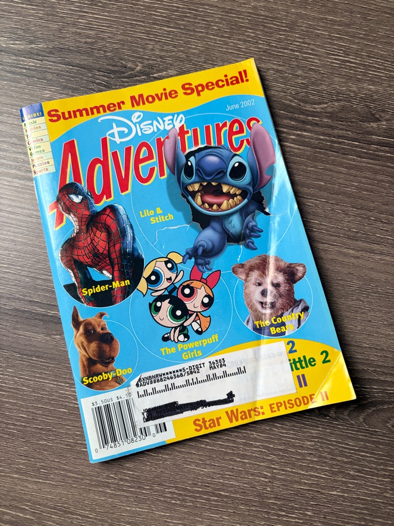 Disney Other | $20 Rare Disney Adventures Magazine June 2002 | Color: Red | Size: Os