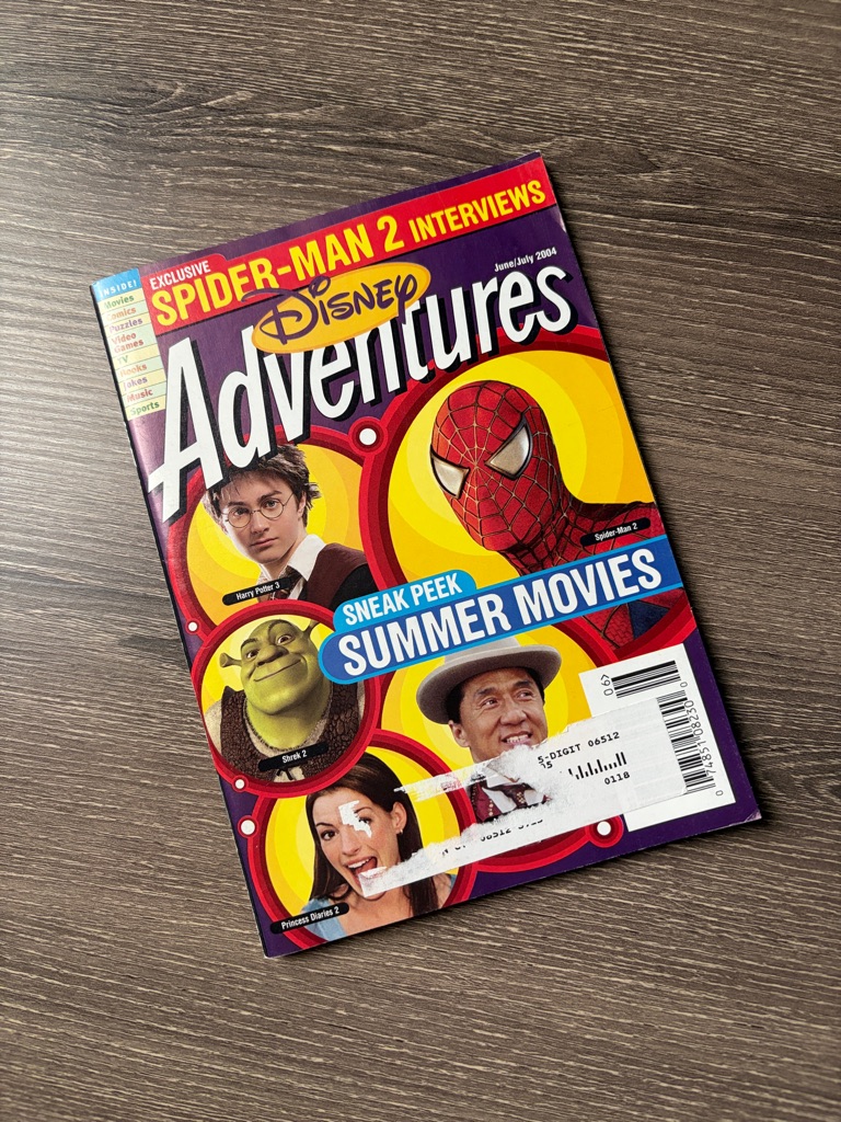 Disney Other | $5 Disney Adventures Magazine June/July 2004 | Color: Red | Size: Os