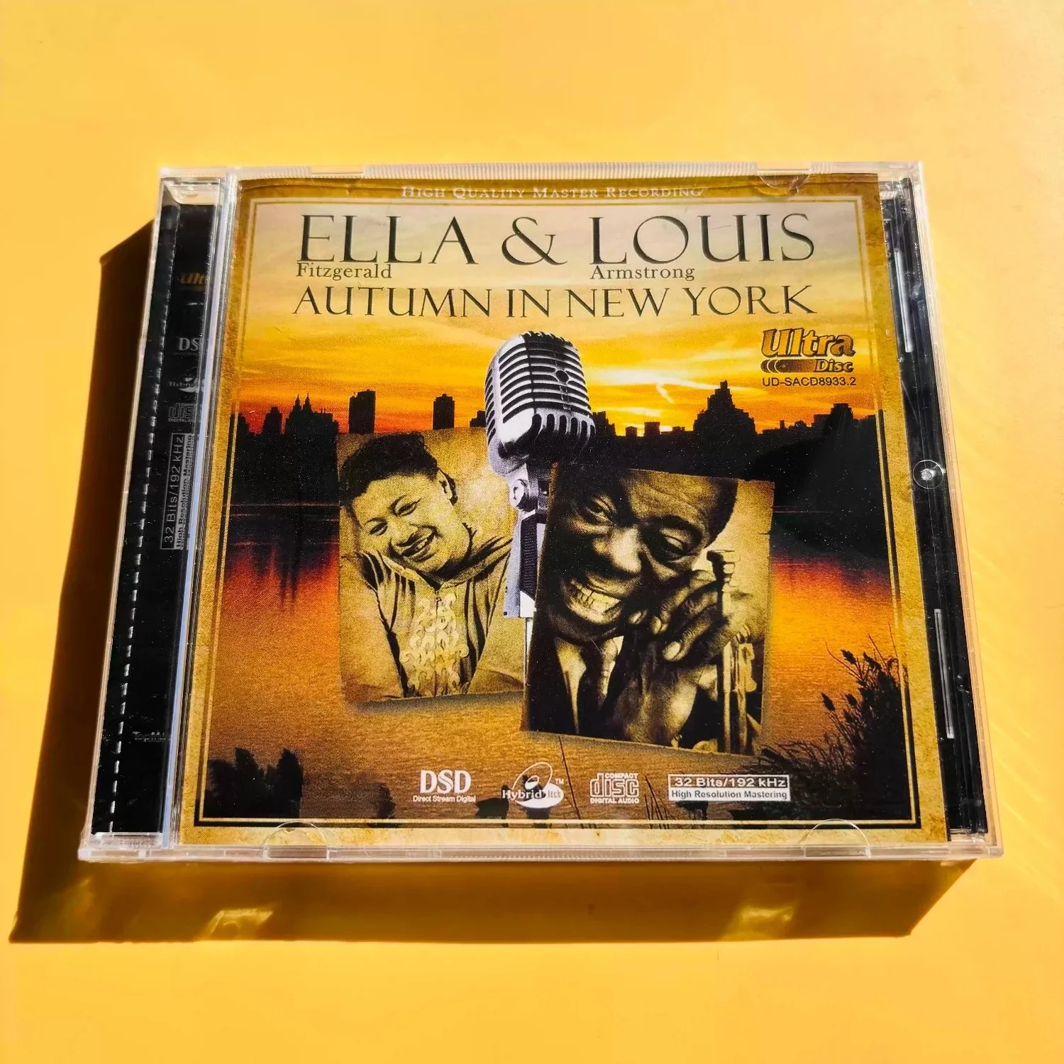 Ella Fitzgerald Louis Armstrong "Autumn in New York" Ikonisches Jazz-Duett Gesangs-Hybrid-CD Audiophile Jazz-Aufnahme Image