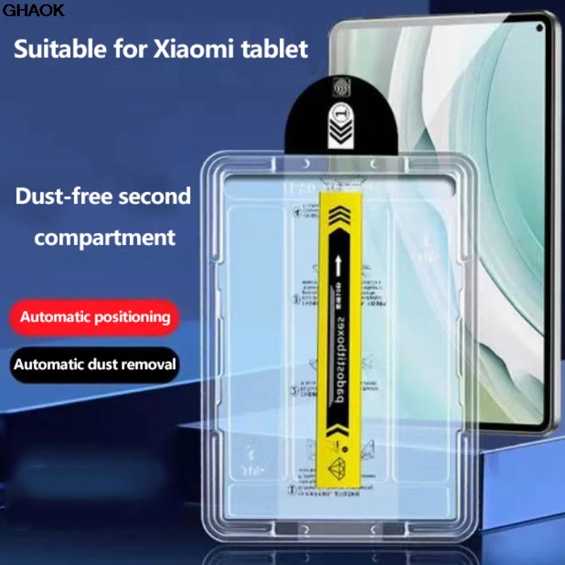 Auto Install Kit Gehärtetes Glas Für Xiaomi Pad 7 11,2 7Pro 2024 5 6 6S Pro Poco Pad 12,1 RedmiPad SE 8,7 11 Pro12,1 Pro 5G 12,1 Image