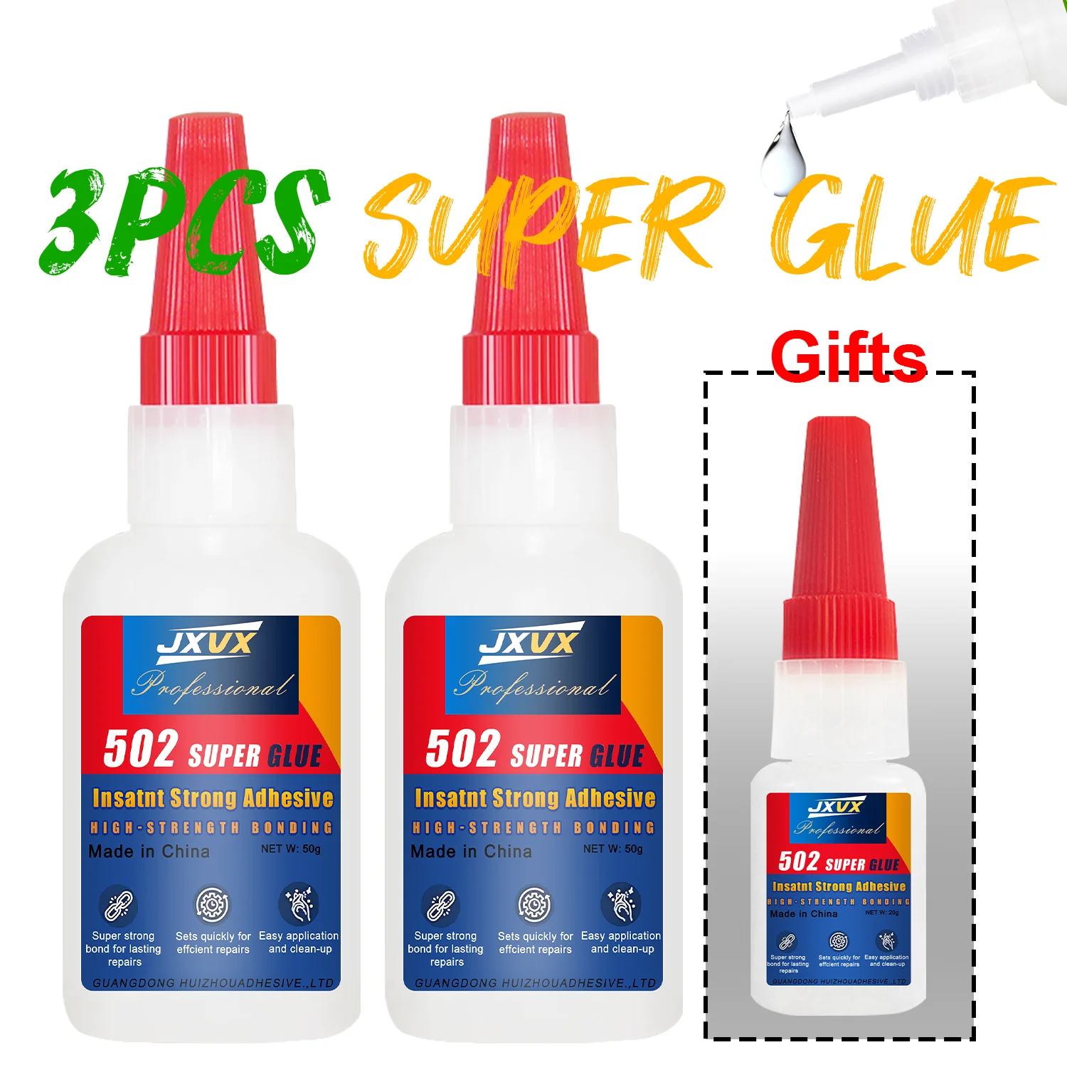 Super-Cyanacrylat 401/502 für Metall und Kunststoff, 20 g – 5S, sofort trocknender Kraftkleber zur Reparatur von Werkzeugen Image