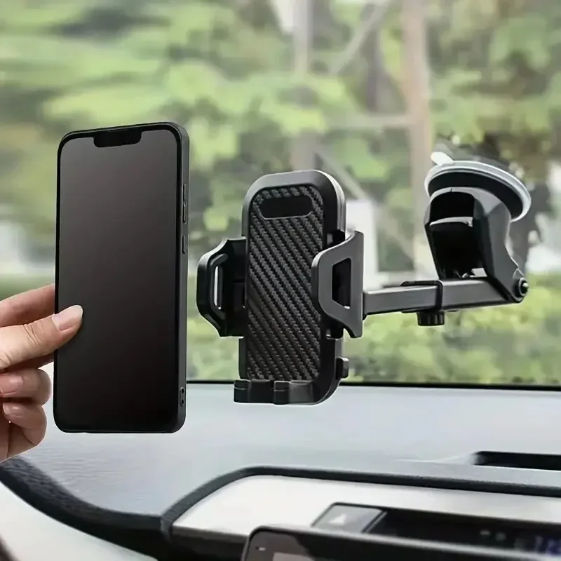 Universal 360 ° Drehbarer Auto-Handyhalter mit Saugnapf für Windschutzscheibe & Lüftungsschlitz-Halterung für Mobiltelefone Stabiler Auto-Handyhalter Image