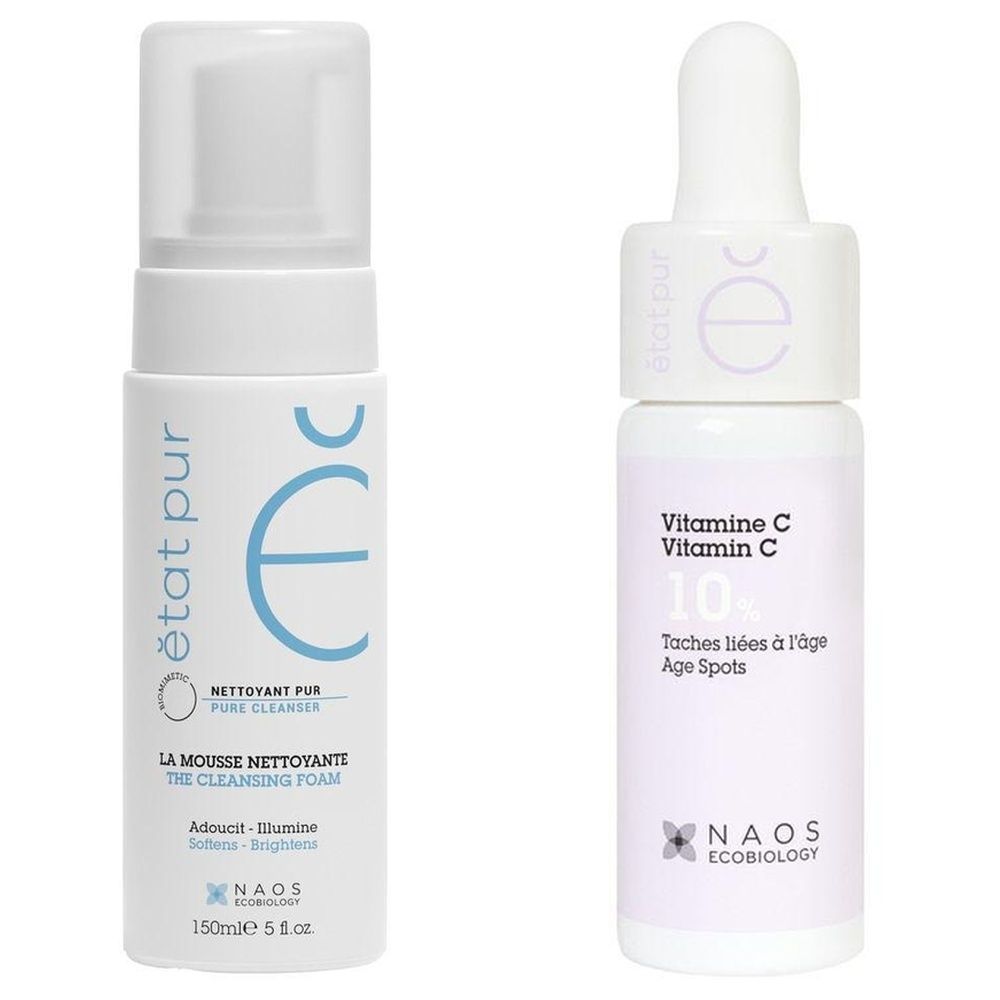 Etat Pur Vitamina C 10% 15ml + Mousse Detergente Delicata 150ml 150+15