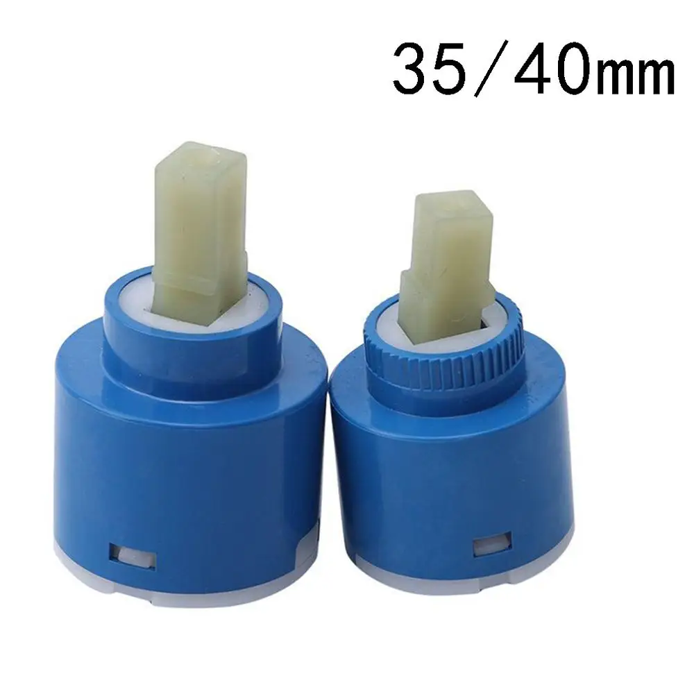 Cartouche de robinet mélangeur en céramique 35/40 mm, cartouche thermostatique, valve à disque, cartouches en céramique en plastique PP pour mélangeur