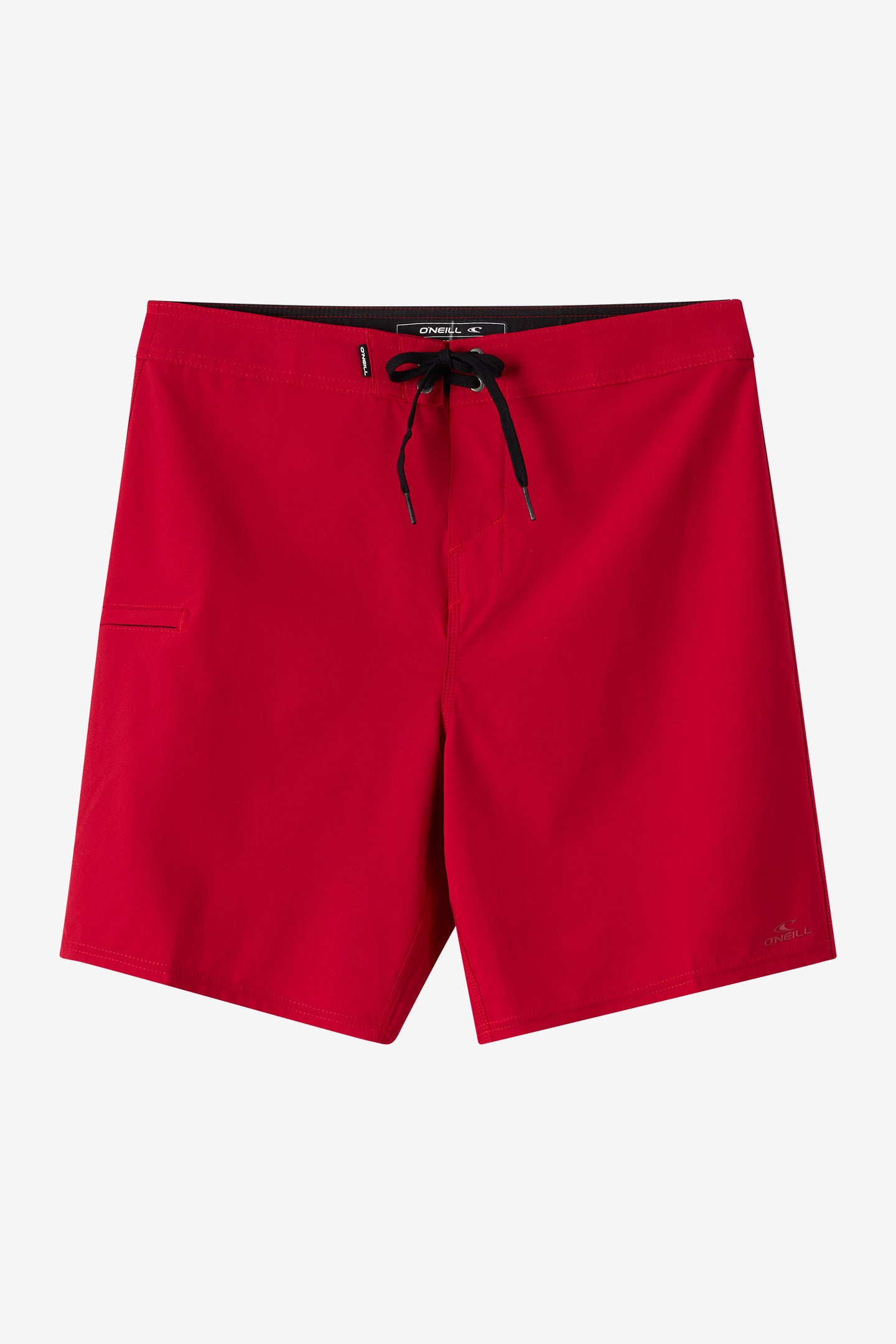 O'Neill Men's Hyperfreak Heat Lifeguard 19"" Board Shorts in Lifeguard Red, Size 30, Elastane/Polyester