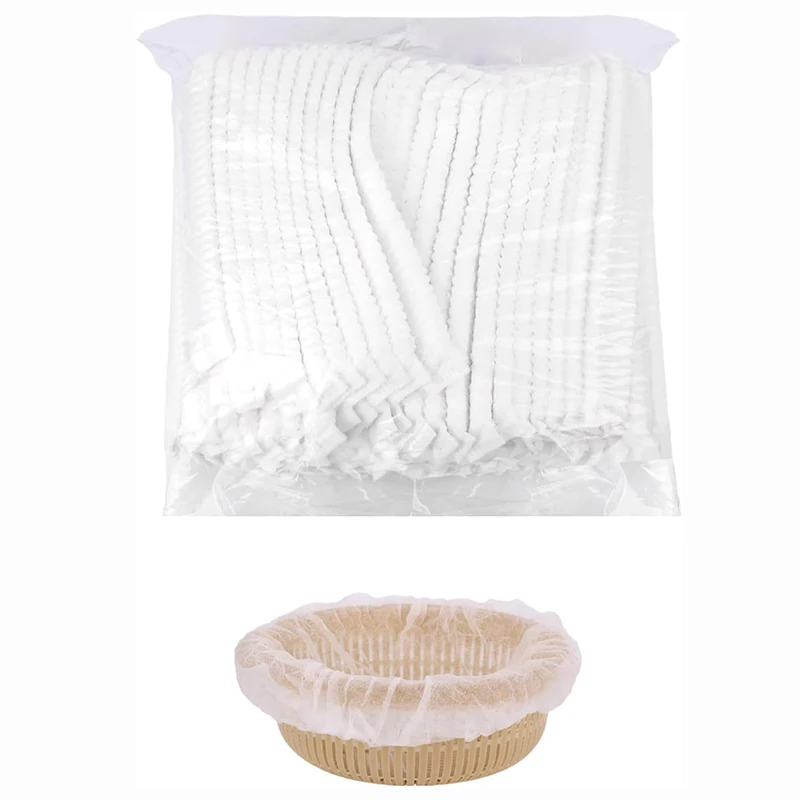 100 Stück Brotgärkorb-Stoffeinlagen, Einweg-Antihaft-Teigabdeckung für Sauerteigbrot-Herstellung - Backzubehör Image