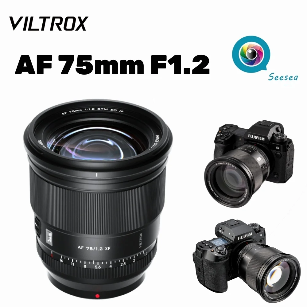 VILTROX 75mm F1.2 Pro Autofokus-Objektiv mit Großer Blende für Porträts, Kompatibel mit Sony A7C2 A7CR ZV-E10 Nikon ZF ZFC Z50 Z5II Z6 Z8 Fujifilm XT5 Image