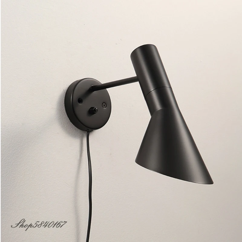Nordic Industrie Wand Lampen Innen Beleuchtung Wand Leuchte Loft Treppen Lichter Schlafzimmer Lampen Leuchten Wand Licht mit EU/UNS/AU Stecker