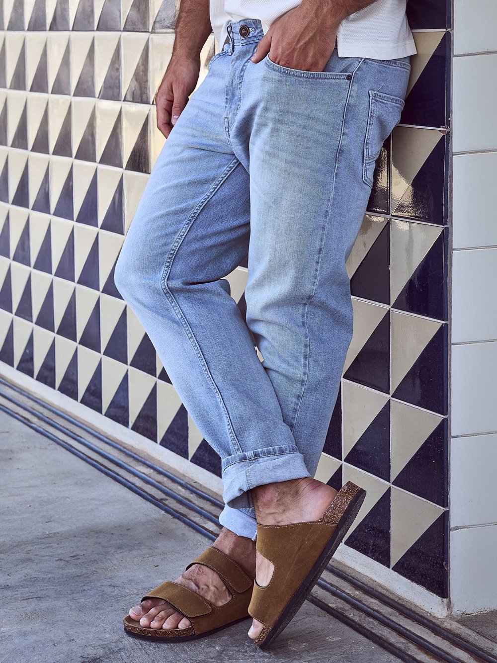 LERROS 5-Pocket-Jeans Herren blau, 33-30 Image