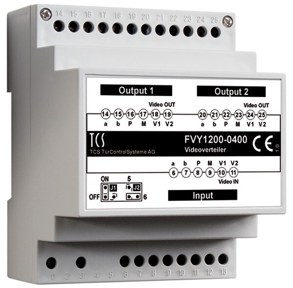 TCS Tür Control Videosignalverteiler FVY1200-0400 Image