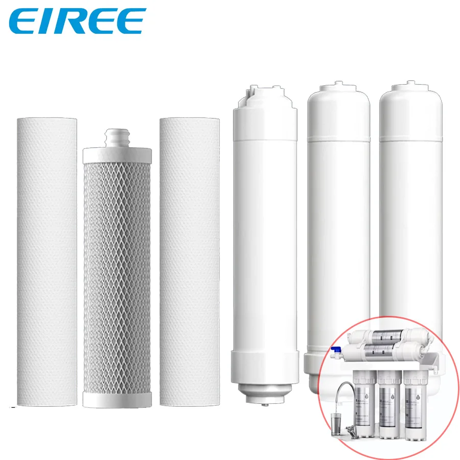 EIREE Austauschbare Wasserreiniger-Filterkartusche für 6-stufige Wasserreiniger, Ultrafiltration, Wasserreiniger-Filterkartusche Image