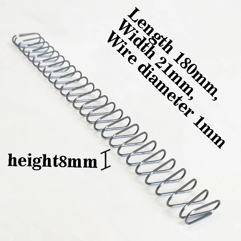 Spot Goods Vierkantfeder, komprimierte Feder, Leitungsdurchmesser 1 mm, Länge 180 mm, rechteckige Rückholfeder Image