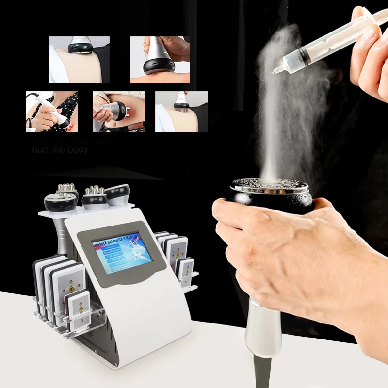 Kim 8 40k Fettabsaugung Ultraschall Kavitation Schlankheitsmaschine Gewichtsverlust Faltenentfernung Vakuum Cellulite Reduktion RF für Zuhause Image