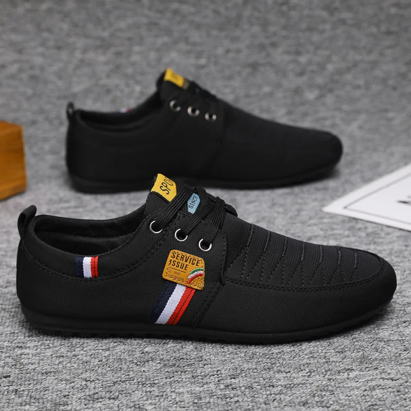 2026 Modische Herren-Canvas-Schuhe Atmungsaktive Mesh-Vulkanisierte Schuhe Bequeme Schnür-Sneaker Große Größen 39-48 Offizielle Website