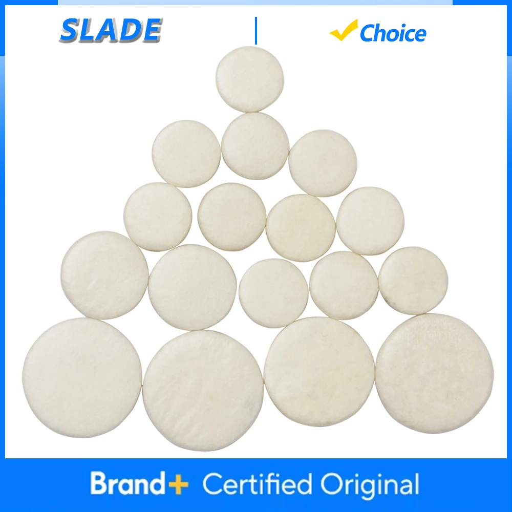SLADE 17-teiliges Set Klarinettenpolster Korkkissen Lederpolster Klarinettenknopf-Pad Ersatzteile für Holzblasinstrumente & Zubehör Image