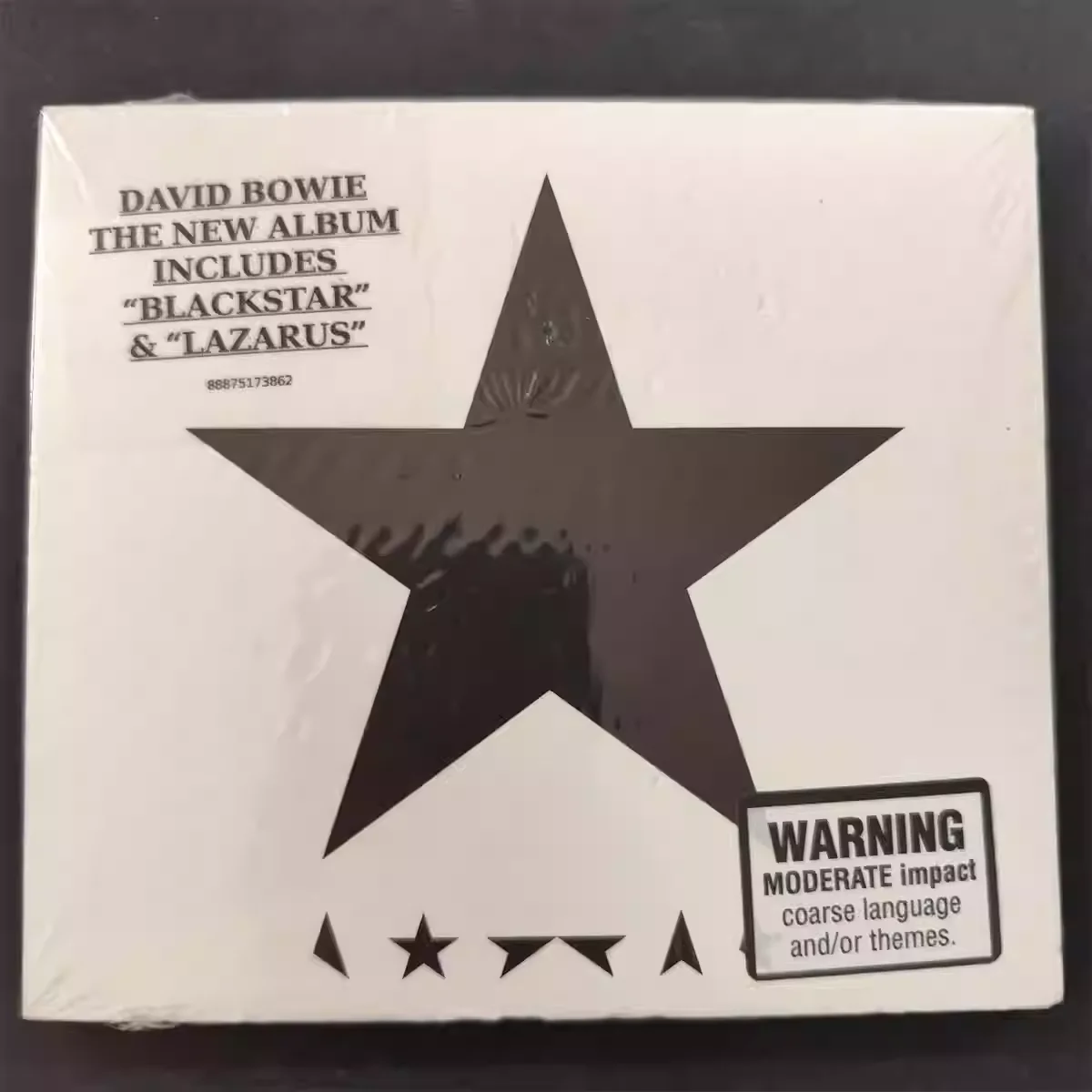 Klassisches Rock-Album David Bowie Musik-CD Blackstar Musik-Platte 2016 Veröffentlichung