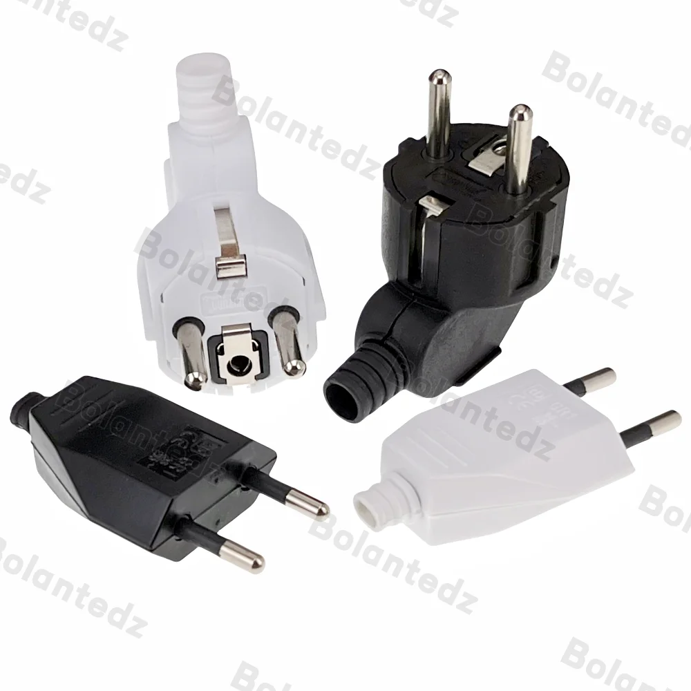 Euro Stecker Adapter Ersatz 16A Stecker Frankreich Korea Deutschland Stecker AC Steckdosen Wiederaufdrahtbare Schuko Eu Steckdose Für Stromkabel Image