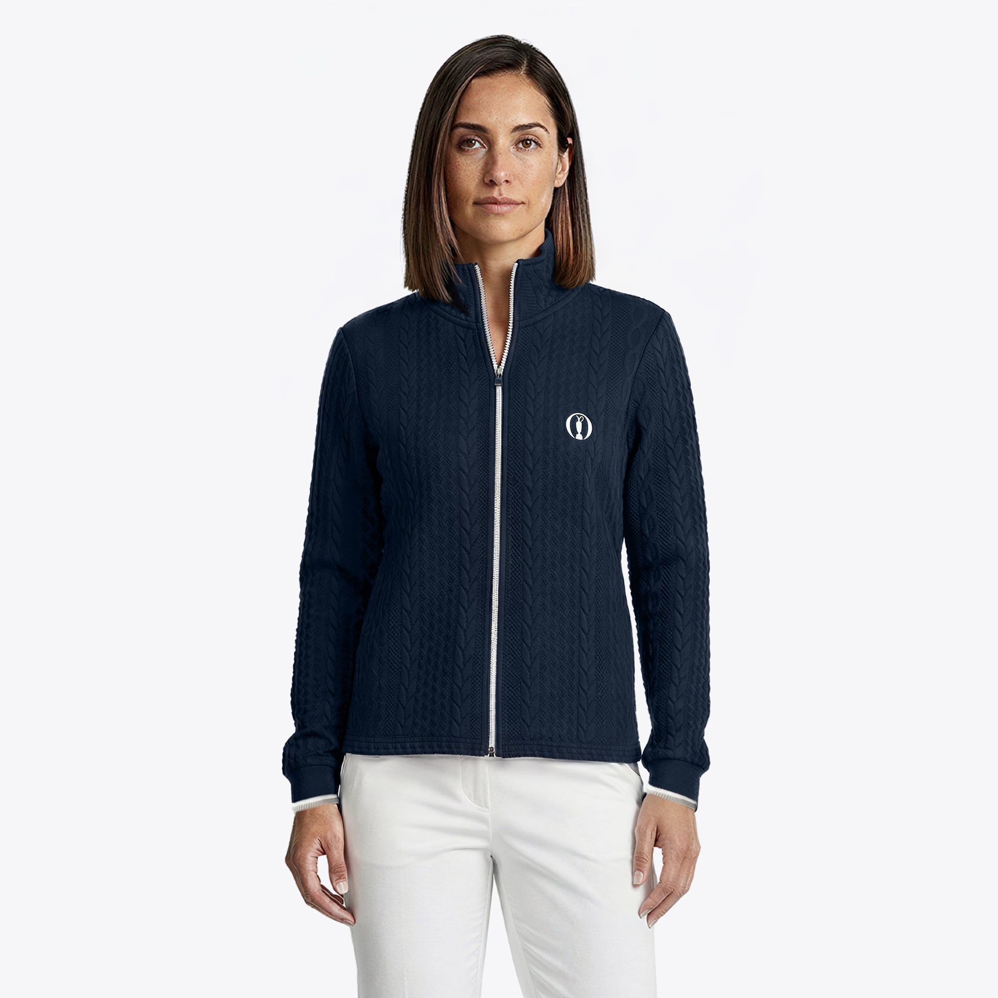 The Open Abacus Woburn Midlayer - Marineblau - Damen