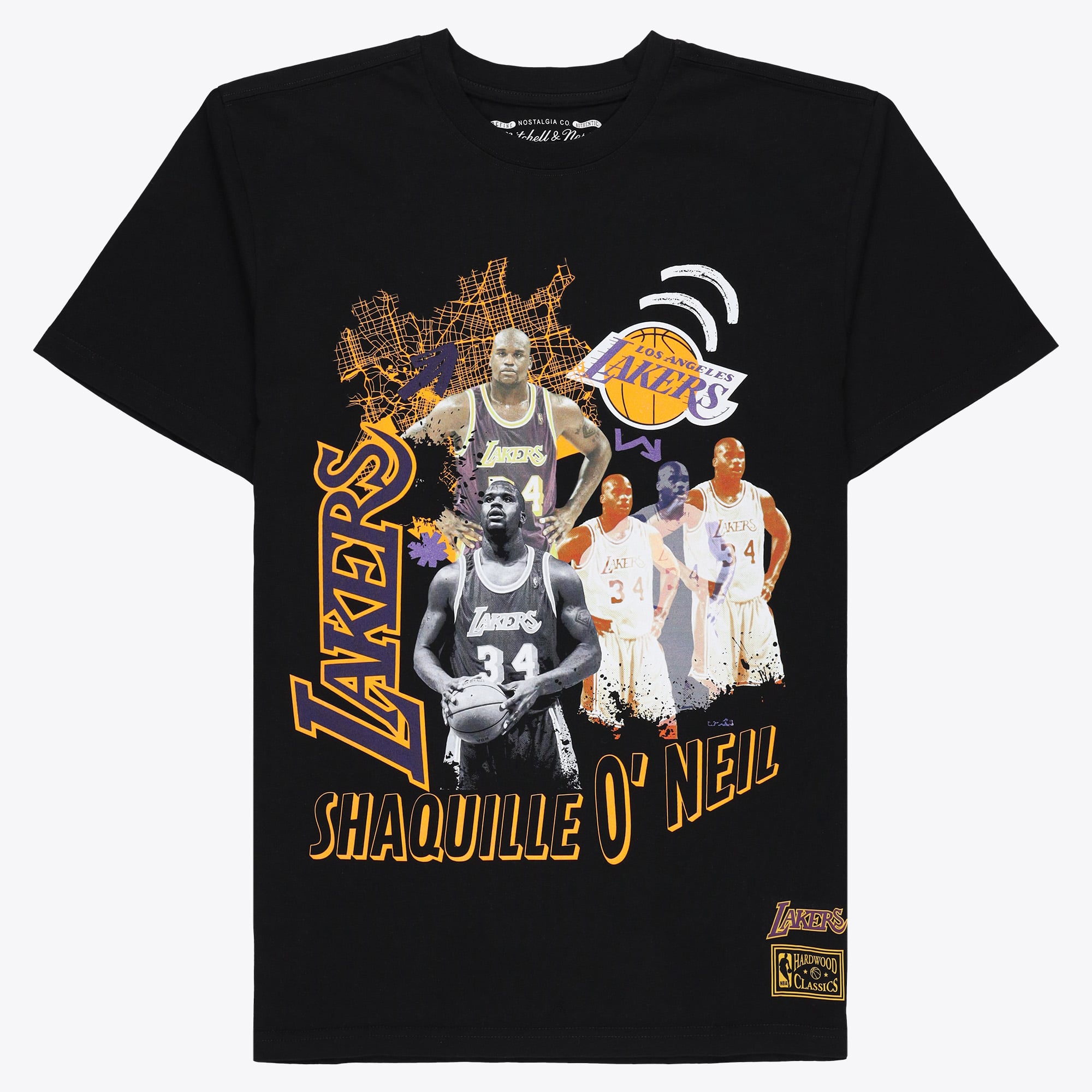 Los Angeles Lakers Mitchell & Ness Classic Sport Player T-Shirt – Shaquille O'Neal – für Herren