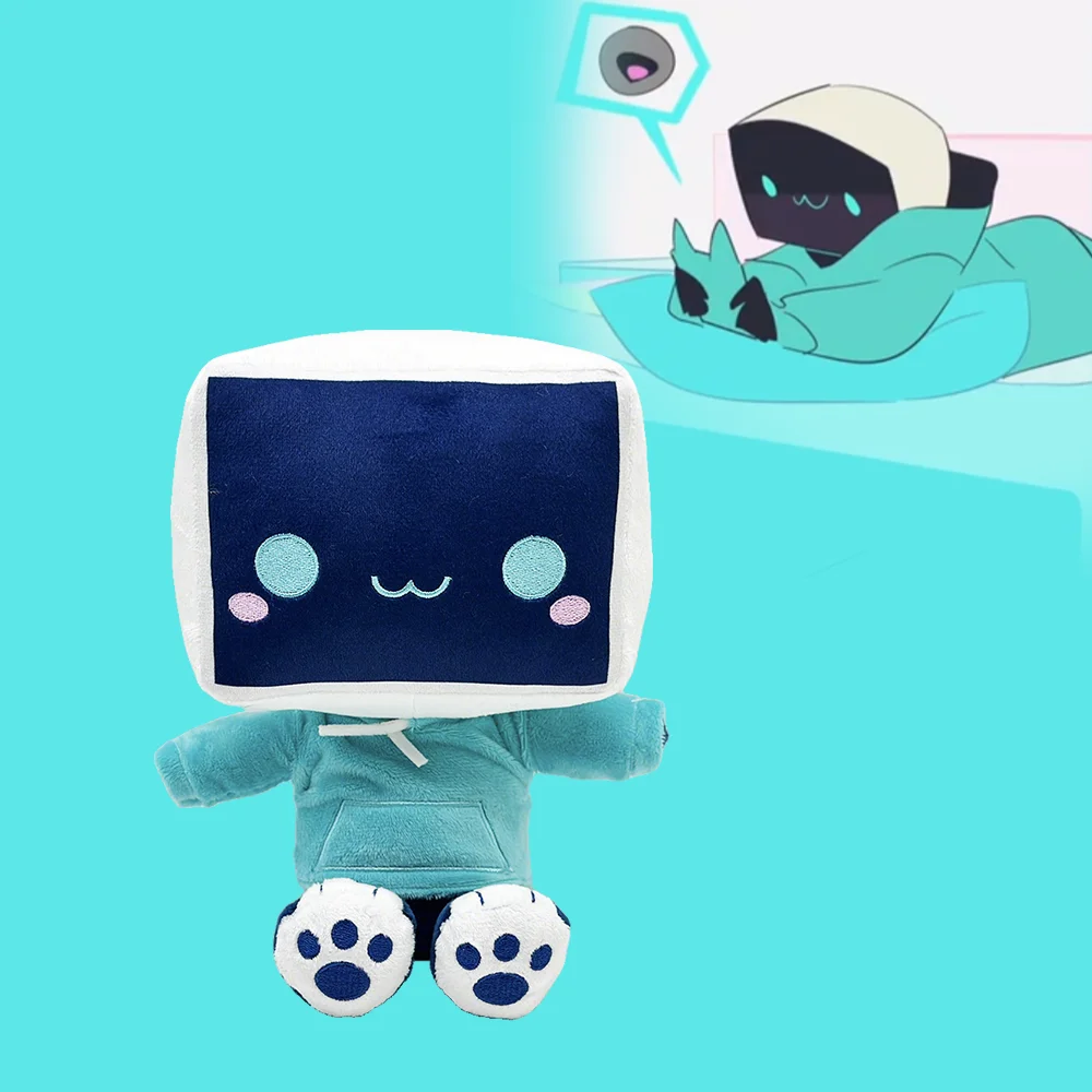 Kawaii Minbitt Sitzendes Plüschtier Interessantes Minbitt-Spiel-Zubehör Weiches Stofftier für Kinder Fans Liebhaber Geburtstag Weihnachten Spielzeug Geschenk Image