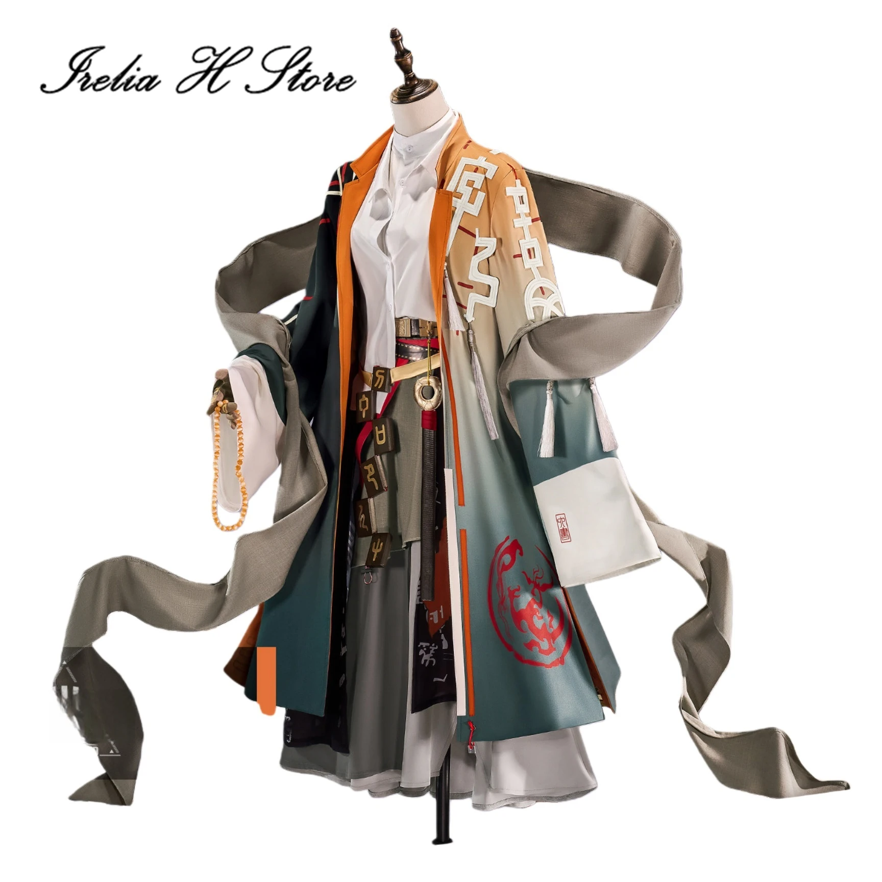 Irelia H Store Arknights Jie Cosplay Kostüm Spiel Jie Uniformkleid Halloween-Kostüme für Frauen Image