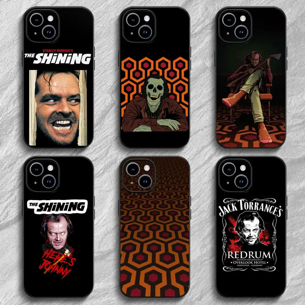 Film 'The Shining' Handyhülle für iPhone 17 16 15 14 13 12 11 Pro Max Plus Mini Schwarz Mattierte Weiche Schutzhülle Image