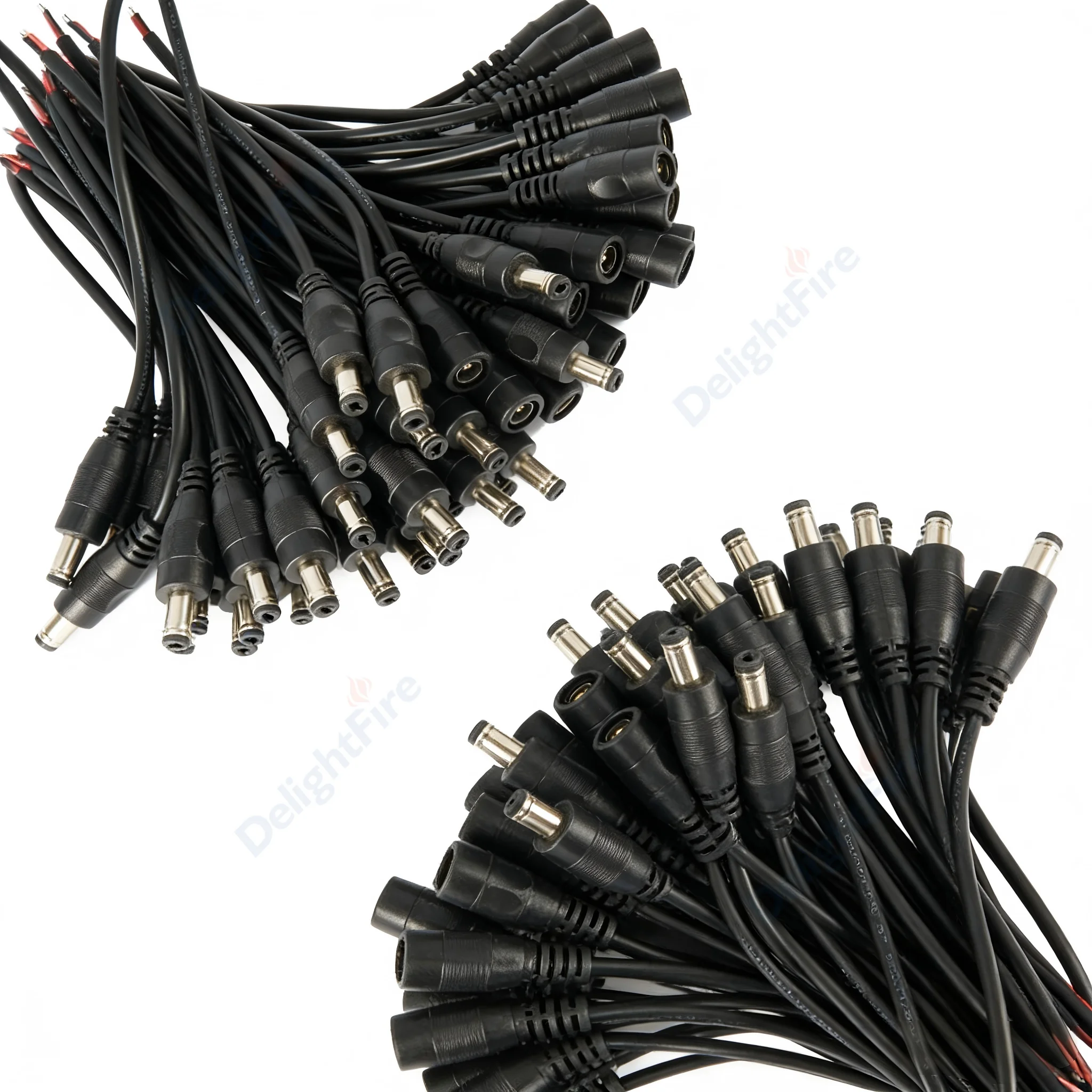 5,5 2,1mm DC-Verlängerungskabel 22 20 18 AWG Verlängerungskabel 12V Stecker-Buchse-Stromadapter DC-Steckverbinder für Kamera LED-Streifen DIY Image