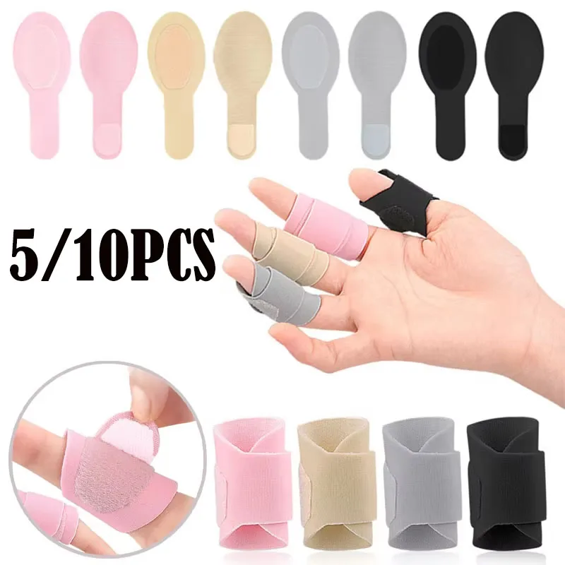 5/10 Stück verstellbare Fingerschiene, verstellbare Fingerstütze zur Fingerkorrektur, Arthritis-Schmerzlinderung Image