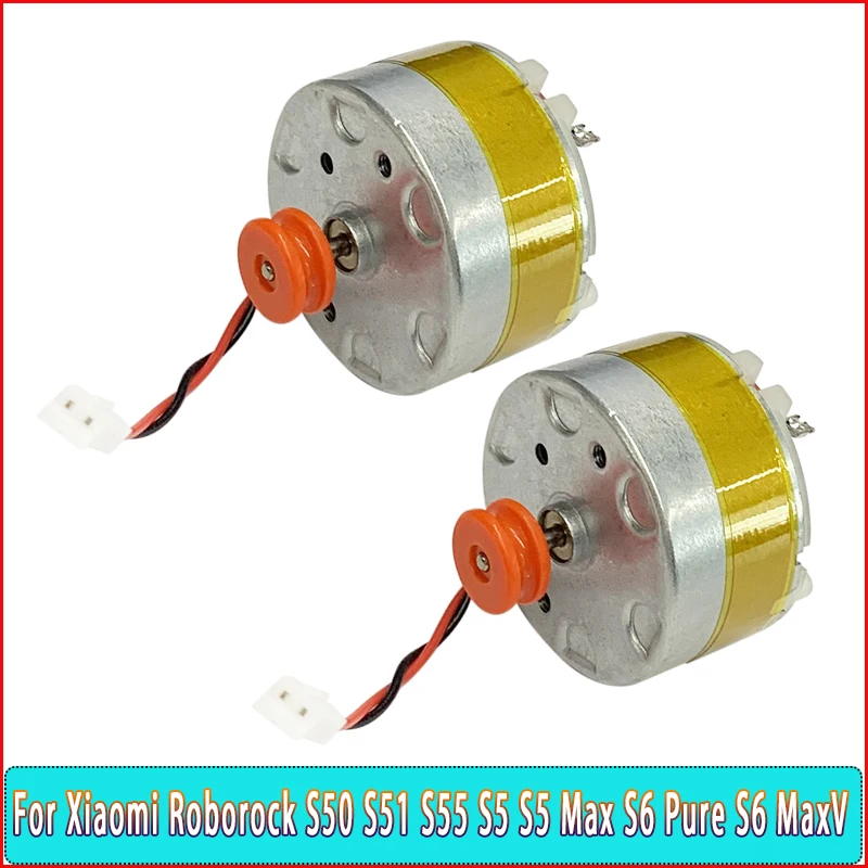 Motor für Xiaomi Roborock S50 S51 S55 S5 S5 Max S6 Pure S6 MaxV mit orangefarbener Riemenscheibe, Staubsaugermotor, Abstandssensor Image