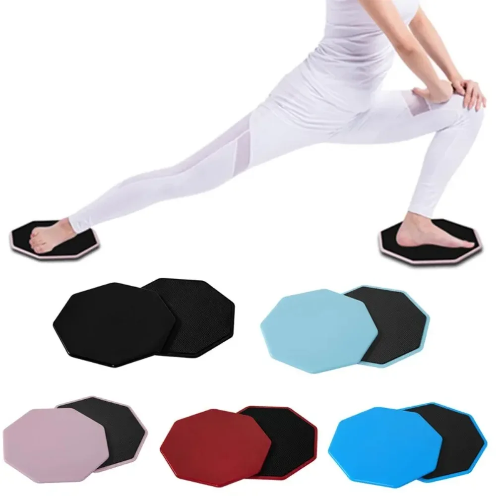 2 Stück Gleitscheiben Fitness-Slider Übungs-Gleitplatte Bauch- und Kernmuskulatur-Training Yoga-Gleitscheibe Fitnessgeräte Image