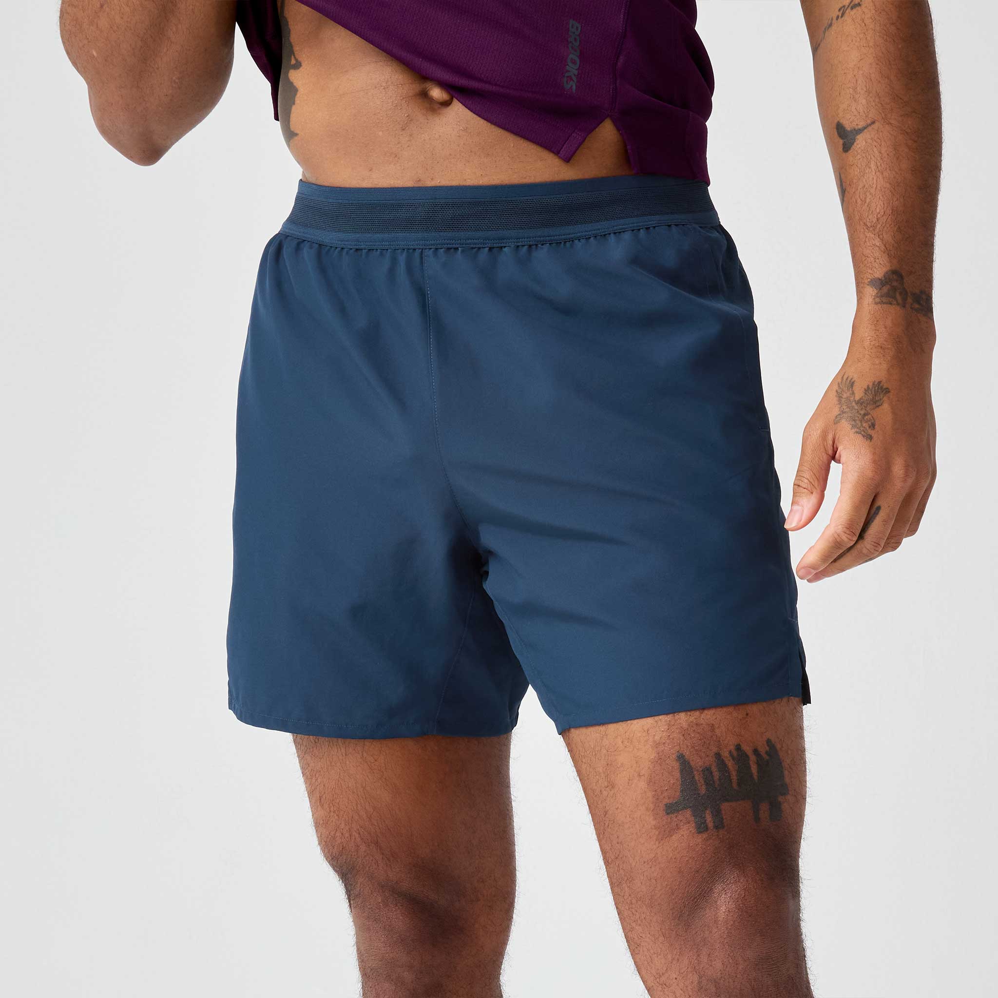 Brooks Dash Short Men's Running Apparel Midnight Run