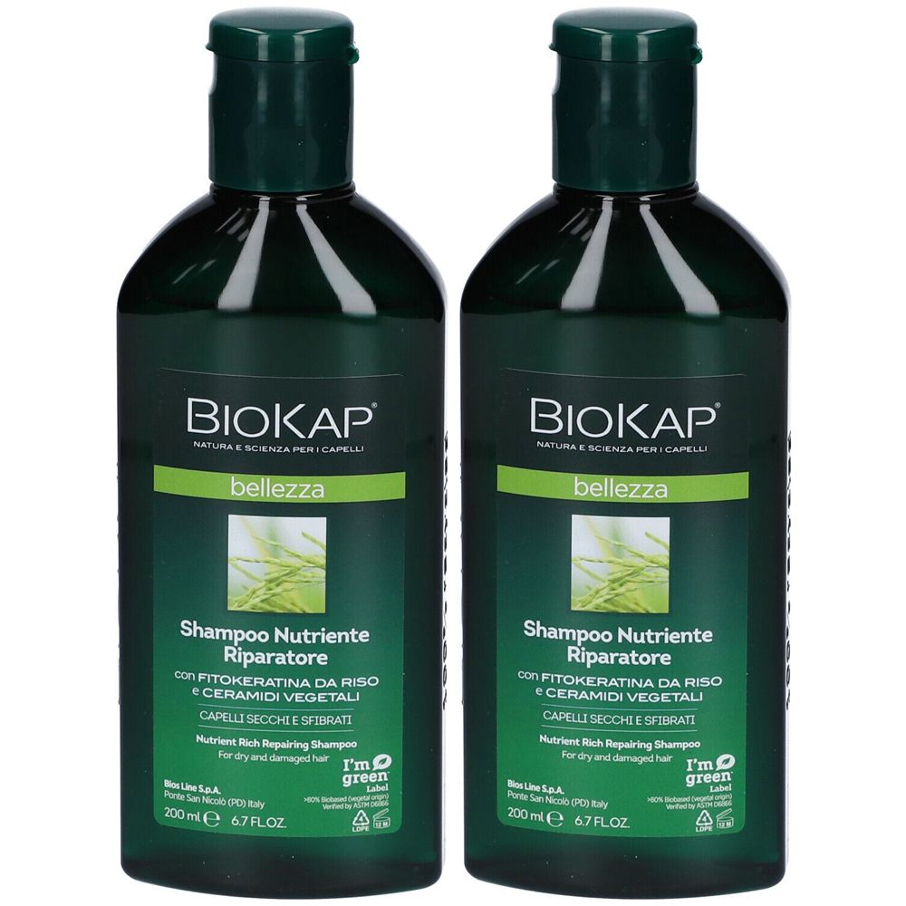 BIOS LINE BioKap Shampoo Nutriente Riparatore 2x200 ml